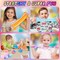 11 Pieces Butter Slime Kit Party Favors for Kids, Colorful Stress Relief Toy for Girls Boys, Easter Filling Stuffers, Christmas Stocking Stuffers